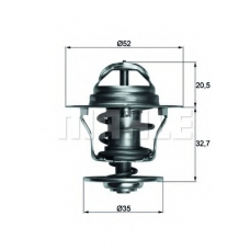 TX 12 88D MAHLE Термостат, охлаждающая жидкость