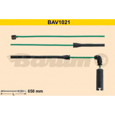 BAV1021 BARUM Сигнализатор, износ тормозных колодок