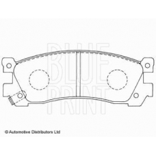 ADM54244 BLUE PRINT Комплект тормозных колодок, дисковый тормоз