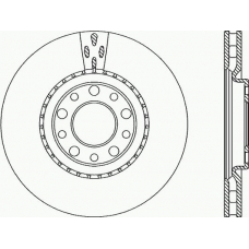 BDR2253.20 OPEN PARTS Тормозной диск