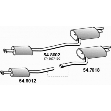 54.8002 ASSO Средний / конечный глушитель ог