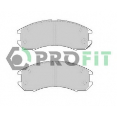5000-0576 PROFIT Комплект тормозных колодок, дисковый тормоз