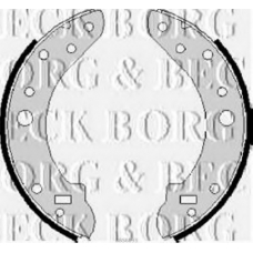 BBS6093 BORG & BECK Комплект тормозных колодок