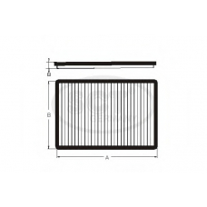 SA 1261 SCT Фильтр, воздух во внутренном пространстве