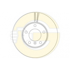 6064785 GIRLING Тормозной диск