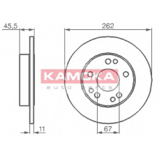 103106 KAMOKA Тормозной диск
