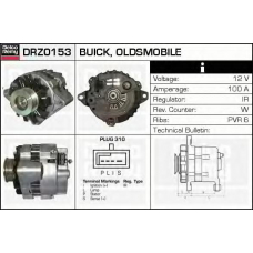 DRZ0153 DELCO REMY Генератор