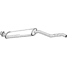 283-907 BOSAL Средний глушитель выхлопных газов