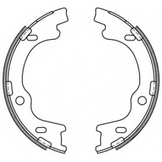 BSA2184.00 OPEN PARTS Комплект тормозных колодок