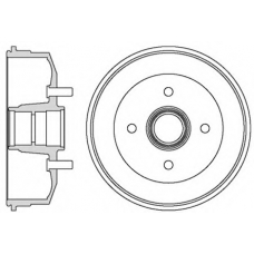 VBE680 MOTAQUIP Тормозной барабан