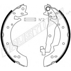 019.024 TRUSTING Комплект тормозных колодок