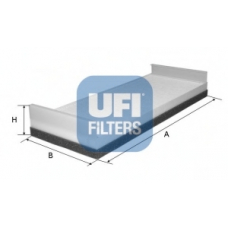 53.165.00 UFI Фильтр, воздух во внутренном пространстве