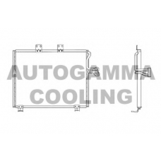 105080 AUTOGAMMA Конденсатор, кондиционер