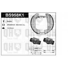 BS958K1 QUINTON HAZELL Комплект тормозов, барабанный тормозной механизм