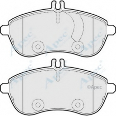 PAD1565 APEC Комплект тормозных колодок, дисковый тормоз
