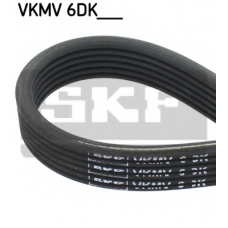 VKMV 6DK1825 SKF Поликлиновой ремень