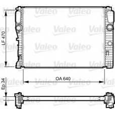 735382 VALEO Радиатор, охлаждение двигателя