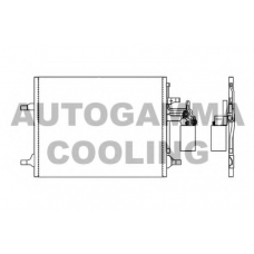 105958 AUTOGAMMA Конденсатор, кондиционер