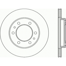 BDR1527.20 OPEN PARTS Тормозной диск