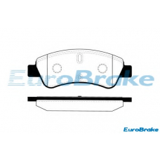 5501223741 EUROBRAKE Комплект тормозных колодок, дисковый тормоз
