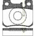 8110 23006 TRISCAN Комплект тормозных колодок, дисковый тормоз
