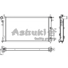 QP55-22 ASHUKI Радиатор, охлаждение двигателя