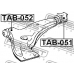 TAB-051 FEBEST Подвеска, рычаг независимой подвески колеса