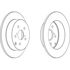 DDF1419C-1 FERODO Тормозной диск