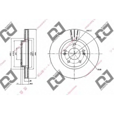 BD1690 DJ PARTS Тормозной диск