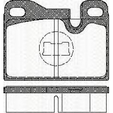 8110 29158 TRISCAN Комплект тормозных колодок, дисковый тормоз