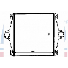 96964 NISSENS Интеркулер