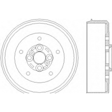 61306 PAGID Тормозной барабан