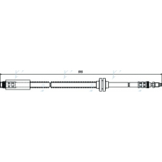 HOS3425 APEC Тормозной шланг