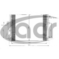 300477 ACR Конденсатор, кондиционер