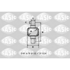 T773022 SASIC ремонтный комплект, рычаг подвески