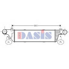 127060N AKS DASIS Интеркулер