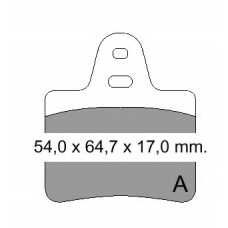 831720 Vema Комплект тормозных колодок, дисковый тормоз