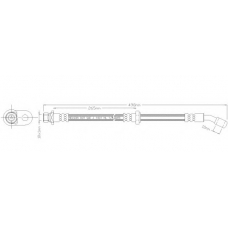 4394 REMKAFLEX Тормозной шланг