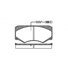 P1473.14 WOKING Комплект тормозных колодок, дисковый тормоз