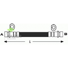 38-0338 KAGER Тормозной шланг