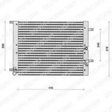 TSP0225191 DELPHI Конденсатор, кондиционер