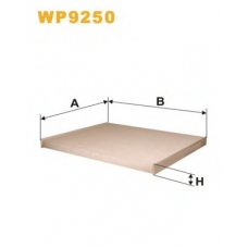 WP9250 WIX Фильтр, воздух во внутренном пространстве