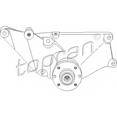 400 017 TOPRAN Кронштейн, вентилятор радиатора