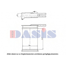099070N AKS DASIS Теплообменник, отопление салона