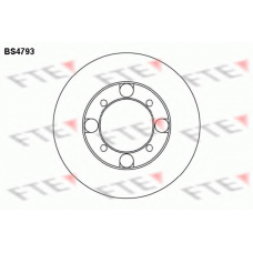 BS4793 FTE Тормозной диск