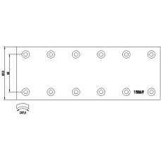 15869 TEXTAR Тормозные колодки, барабанный тормоз