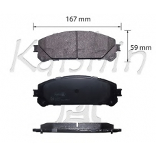 FK2316 KAISHIN Комплект тормозных колодок, дисковый тормоз