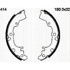 8100 41414 TRIDON Brake shoes