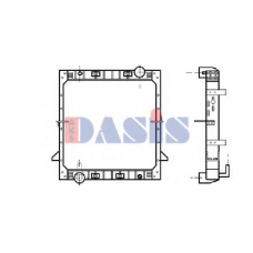 400000T AKS DASIS Радиатор, охлаждение двигателя