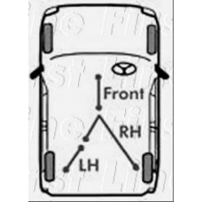 FKB2126 FIRST LINE Трос, стояночная тормозная система
